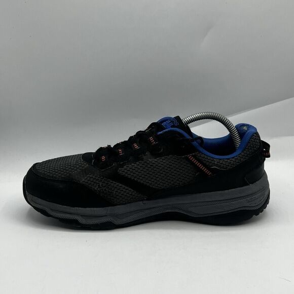 Skechers Go Run Trail Altitude Men 9.5 Black/Orange Hiking Shoe Water Repellent - Picture 5 of 13